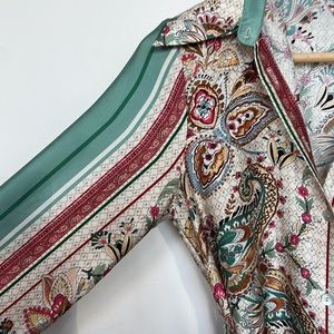 Gorgeous Zara patterned long sleeve dress, only worn once!